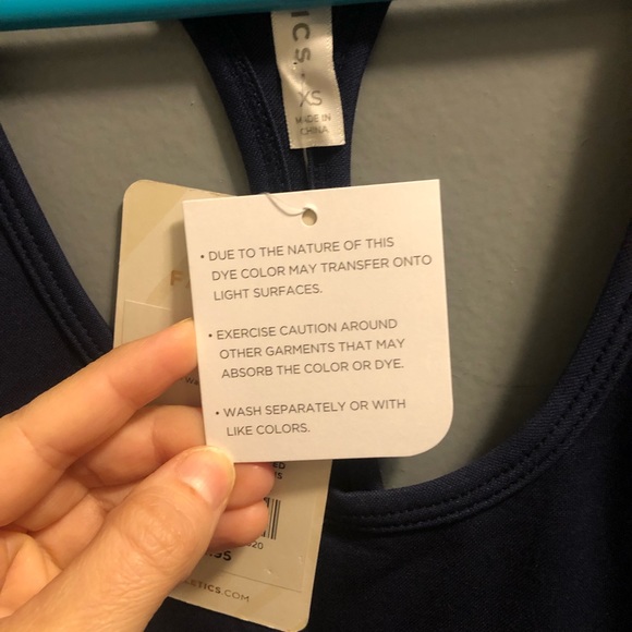 Fabletics cacey racerback dress.  NWT. Navy. XS/4. - Picture 5 of 6